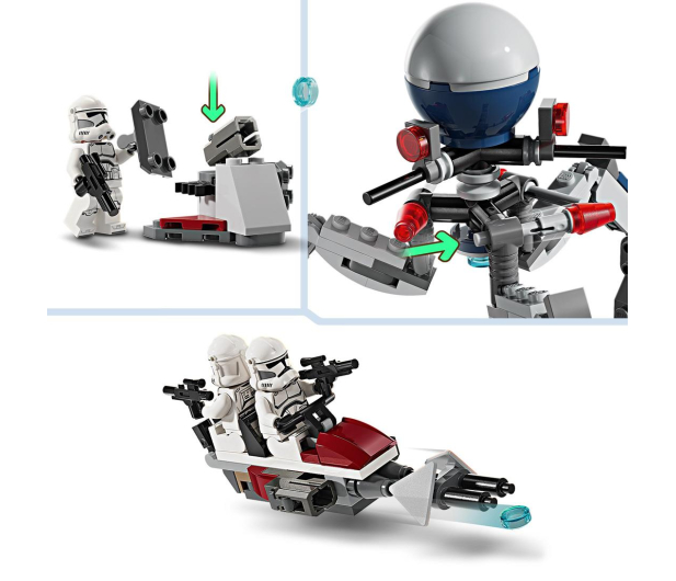LEGO Star Wars™ 75372 Zestaw z żołnierzem armii klonów i droidem - 1203565 - zdjęcie 5